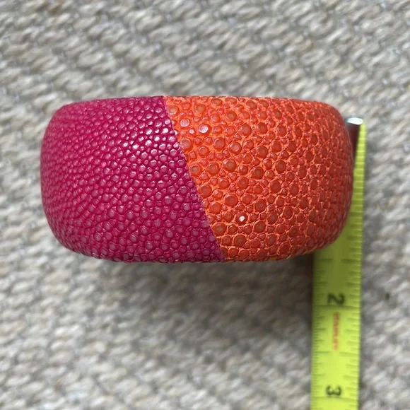 Dannijo sing ray bracelet  / cuff orange and pink - Picture 4 of 7